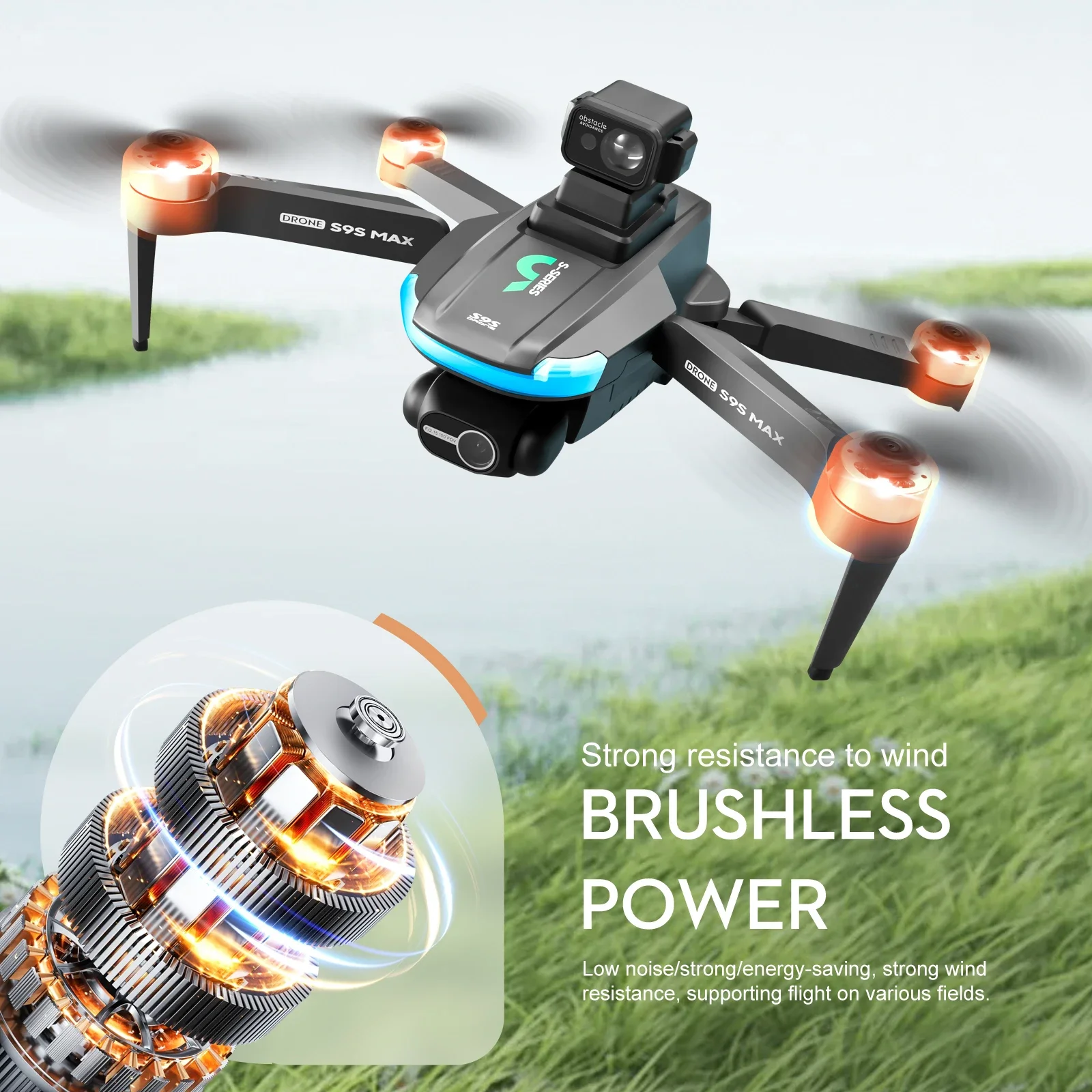 NEW S9S MAX MINI Drone 4K 2-Ax - đánh giá và giá Drone Controller Screen