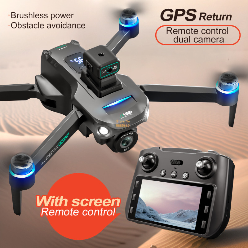 8K Dual Camera 5G WIFI FPV Rem - đánh giá và giá Drone Controller Screen
