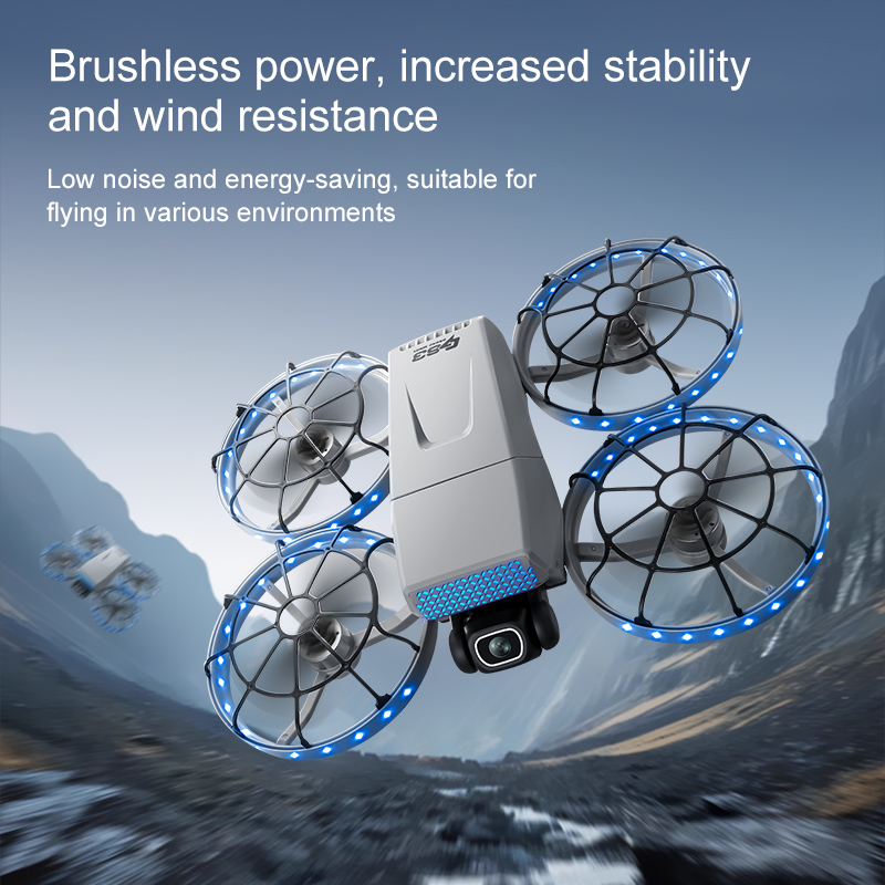 New Mini Foldable Drone G63 Op - đánh giá và giá Drone Backpack