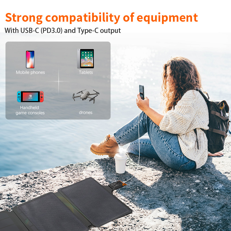 40w Foldable Solar Panel Solar - đánh giá và giá Drone Solar Charger